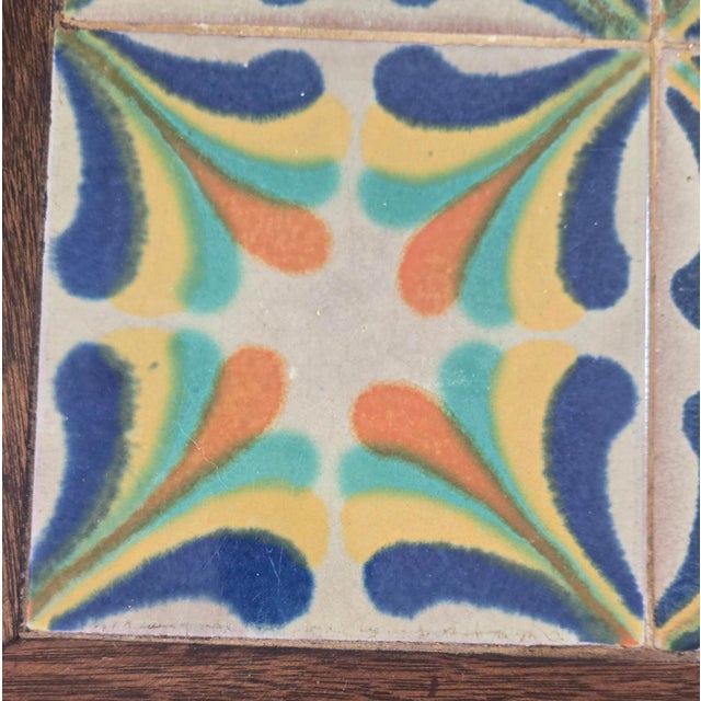 Rare Taylor Tile Side Table | Antique California Arts & Crafts | Antique Oak For Sale In Palm Springs - Image 6 of 10