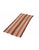 Mid-Century Modern Orange & Brown Vintage Kilim Runner - 2`5″ X 6`11″ Ft. For Sale - Image 3 of 6