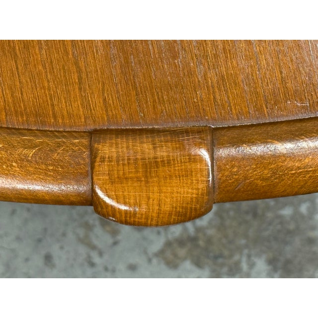 Mid 20th Century French Provincial Style Round Coffee Table, 37 Inch For Sale In San Francisco - Image 6 of 12