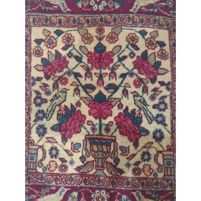 1940s Persian Tehran Pictorial Rug For Sale - Image 4 of 8