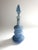 Pair of Victorian Hand-Painted Blue Glass Perfume Bottles With Provenance Note Late 19th Century For Sale In San Francisco - Image 6 of 12