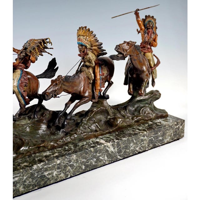 Large Viennese Bronze Fiugrine by Carl Kauba, 1920 For Sale - Image 6 of 10