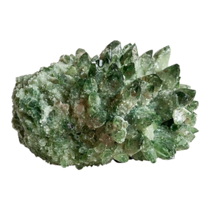 Green Phantom Quartz Cluster by Stillmantle