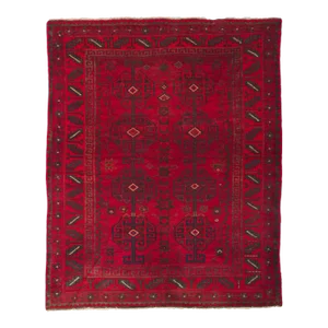 Late 20th Century Vintage Turkoman Rug, 05'00 X 06'01