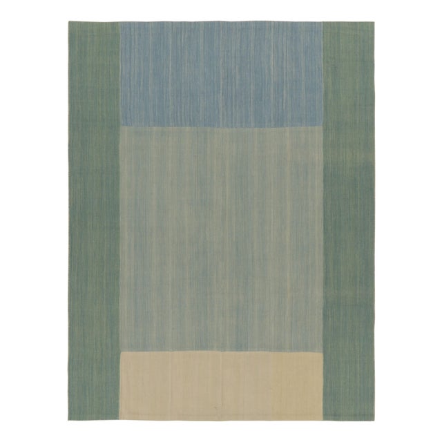 Handwoven in wool, this 9x11 contemporary Kilim is from Rug & Kilim’s “Rez Kilim” collection, an exploration of minimalist...