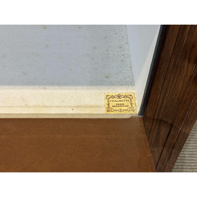 Wood 20th Century Oak Filing Cabinet by Chalmette Paris-Brussels For Sale - Image 7 of 18