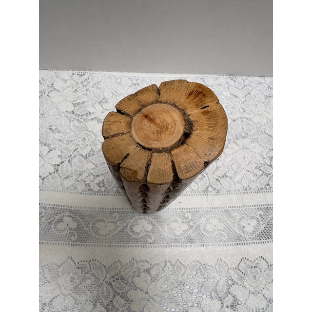 Petite Wood Tribal Brazilian Rain Stick Rattle For Sale - Image 4 of 7