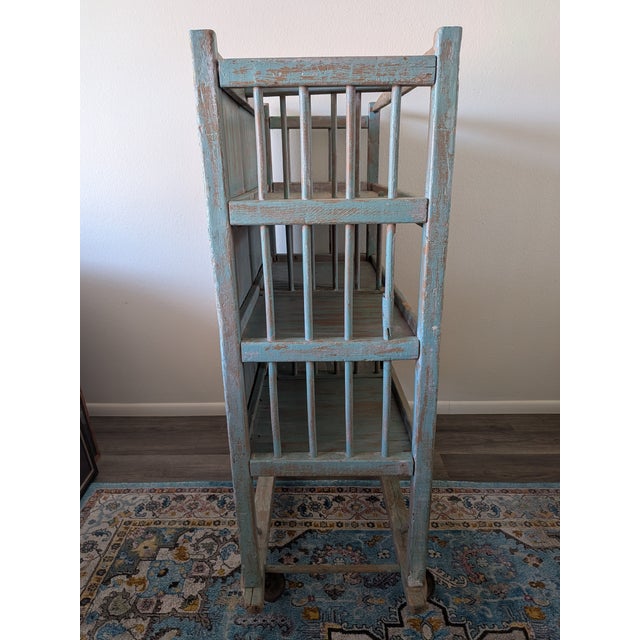 My grandfather built this in the 1940s for a baking rack for my grandmother for their farm in Saline, Michigan. Once a...