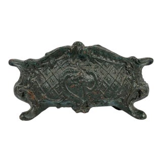 1900-1909 French Ornate Cast Iron Footed Planter For Sale
