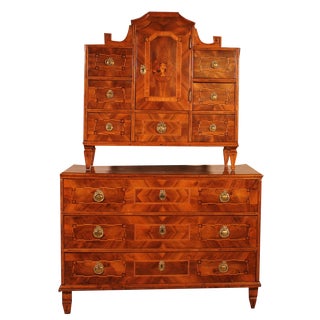 18th Century Italian Walnut Cabinet For Sale