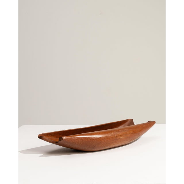 Mid 20th Century Denmark Scandinavian Chestnut Teak Tray For Sale In Greensboro - Image 6 of 18