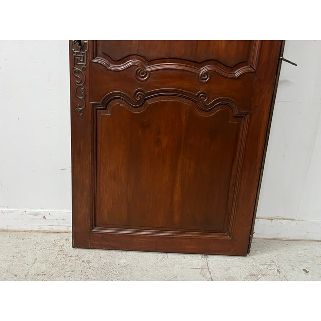Antique Cabinet Door in Cherry Wood, 1800s For Sale - Image 12 of 18