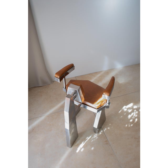 Contemporary Heron Chair by Vincent Decat For Sale - Image 3 of 8