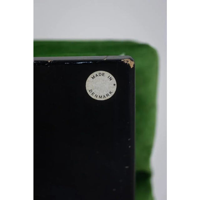 Desk Armchairs in White Lacquered Metal and Velvet, 1970s, Set of 6 For Sale - Image 10 of 11