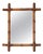 Antique English Faux Bamboo Wall Mirror For Sale