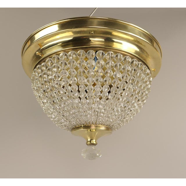 Ceiling Light in Cut Glass Spheres, France, 1950s For Sale - Image 6 of 14