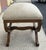Single bench with Renaissance style curule legs. Use it at your vanity, as a footstool or an accent seat in your living...