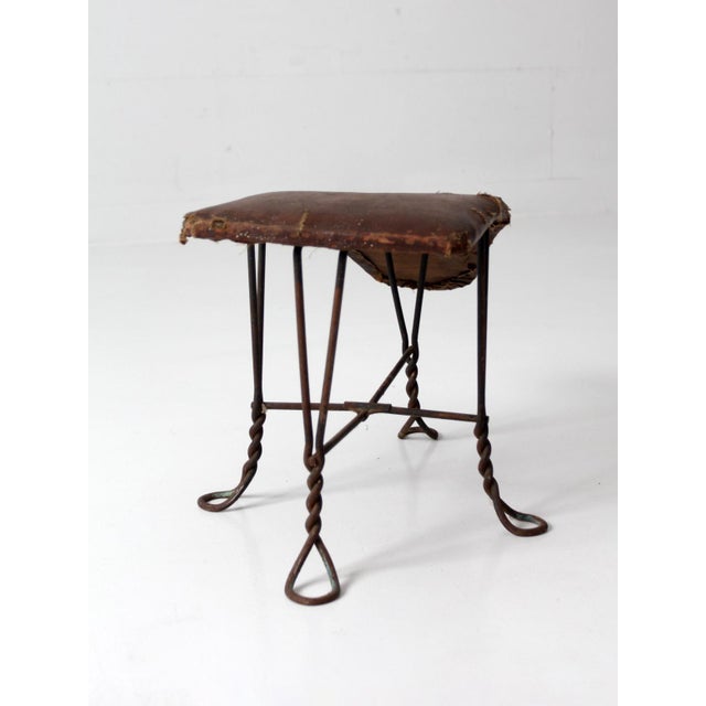 Antique Victorian Shoe Fitting Stool For Sale - Image 10 of 17