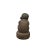 2020s Oriental Gray Stone Little Lohon Monk Covering Mouth Statue For Sale - Image 5 of 7