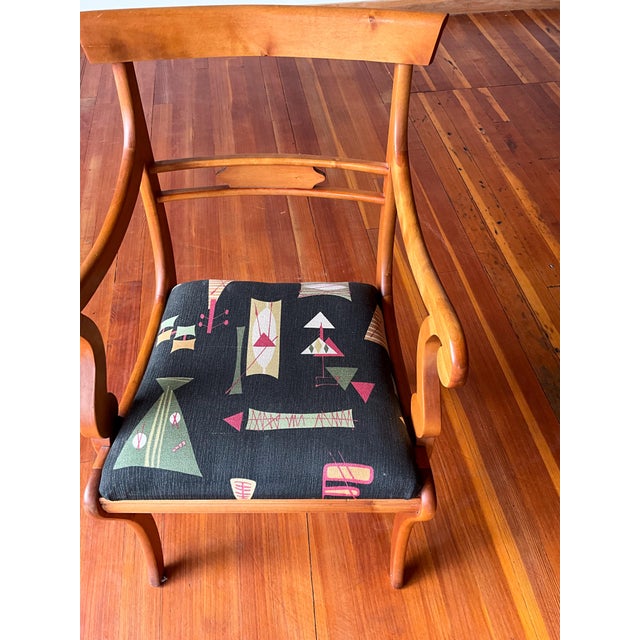 Mid 20th Century Biedermeier Style Side Chairs, Set of 6 For Sale - Image 5 of 17