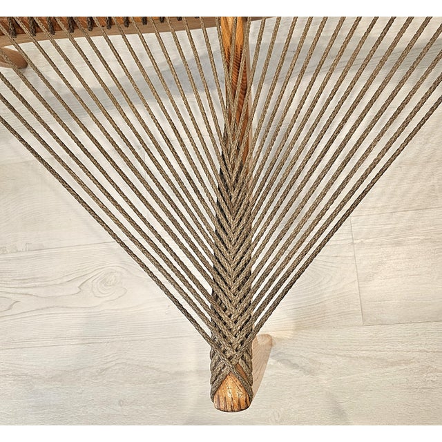 Wood 1980s Matched Pair of "Harp" Chairs in Ash Attributed to Jørgen Høvelskov - Two Chairs For Sale - Image 7 of 16