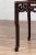 Chinese Antique Rosewood Side Chair with Open Fretwork and Marble Medallion For Sale - Image 10 of 13