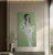 Contemporary "Green Fashion" Contemporary Original Expressionist Figurative Painting by Carlos Gamez De Francisco For Sale - Image 3 of 3