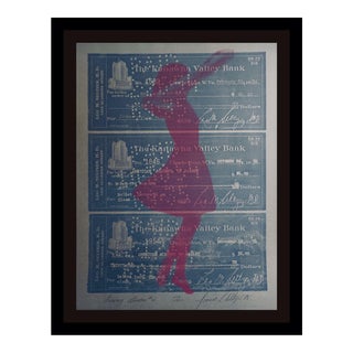 Vintage Joanne Seltzer "Dance Lesson #2" Modern Figurative Numbered and Signed Lithograph For Sale