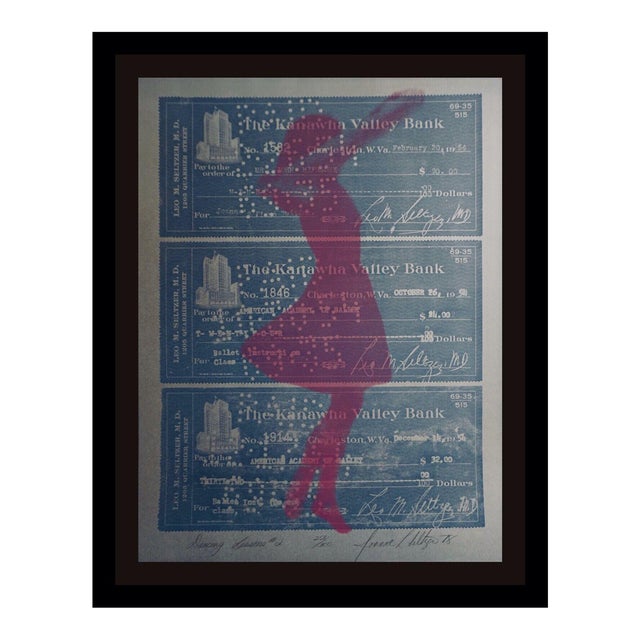 Vintage Joanne Seltzer "Dance Lesson #2" Modern Figurative Numbered and Signed Lithograph For Sale