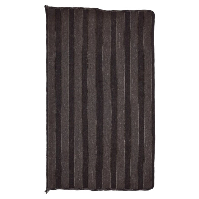 Vintage Anatolian Hand Konotted Tribal Wool Kilim Rug For Sale