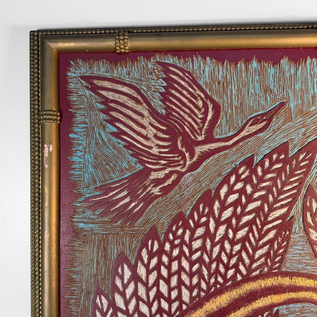 Leda and the Swan Relief Block by Kurt Bingler, 1978 For Sale - Image 9 of 18