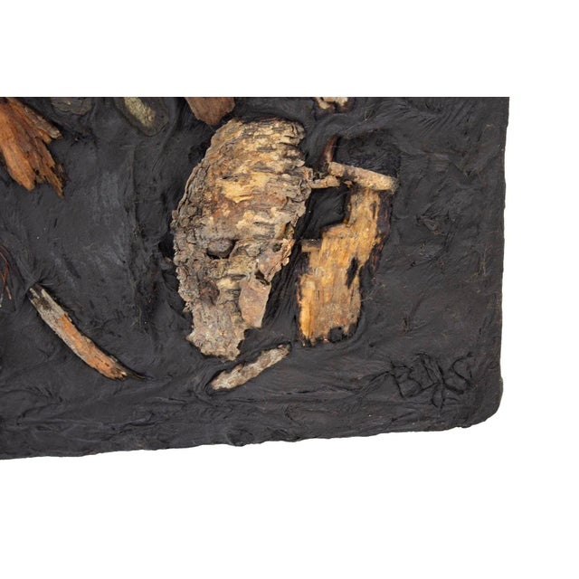 Contemporary Artist-Made Driftwood Bas Relief on Board #2 For Sale - Image 3 of 6