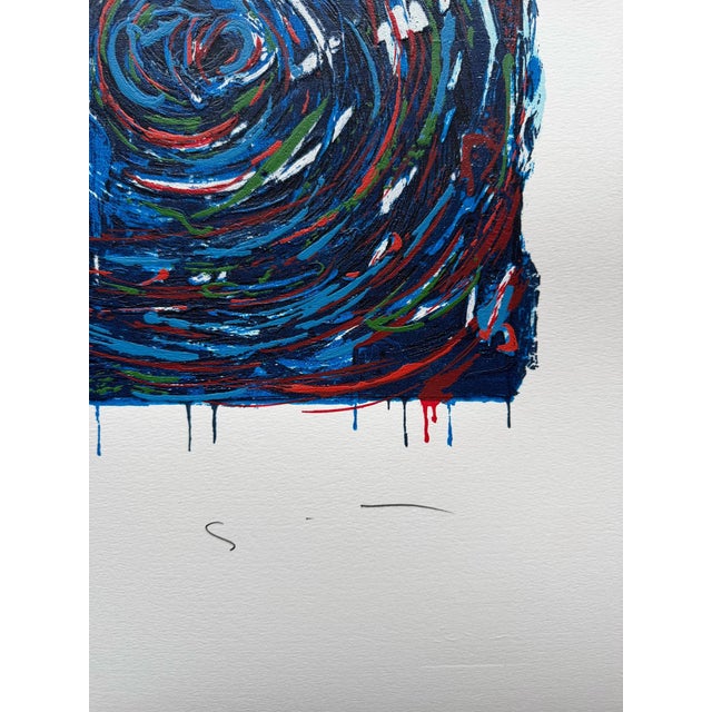 Mario Schifano, Newborn Wave, 1975, Screen Print For Sale - Image 3 of 4