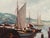 Traditional Edward Garbely Harbor Scene Oil Painting For Sale - Image 3 of 4