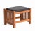 Mission Oak Foot Stool - Spindles Micheals Cherry For Sale - Image 4 of 8