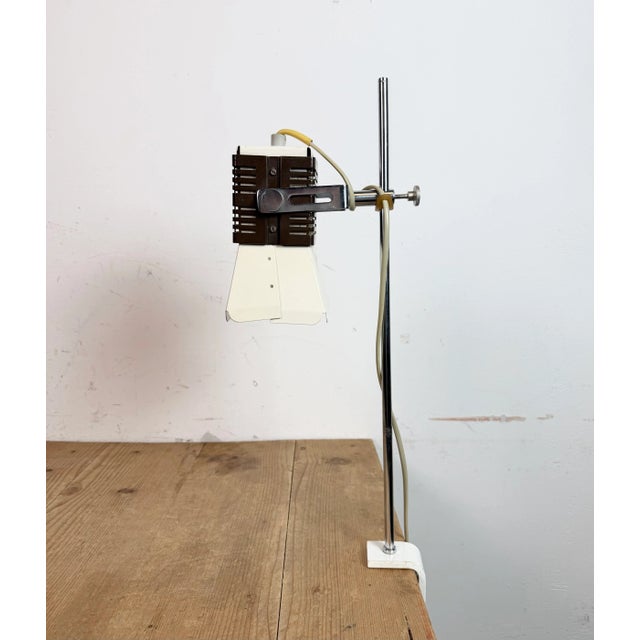 Vintage Beige Table Lamp from Lidokov, 1970s For Sale - Image 16 of 18