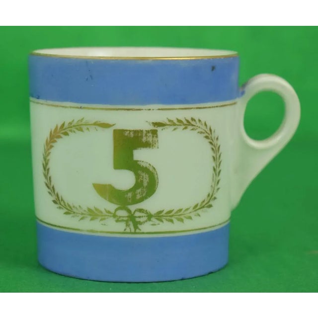 Early 20th Century Early 20th Century Antique English Porcelain Mugs - A Pair For Sale - Image 5 of 6