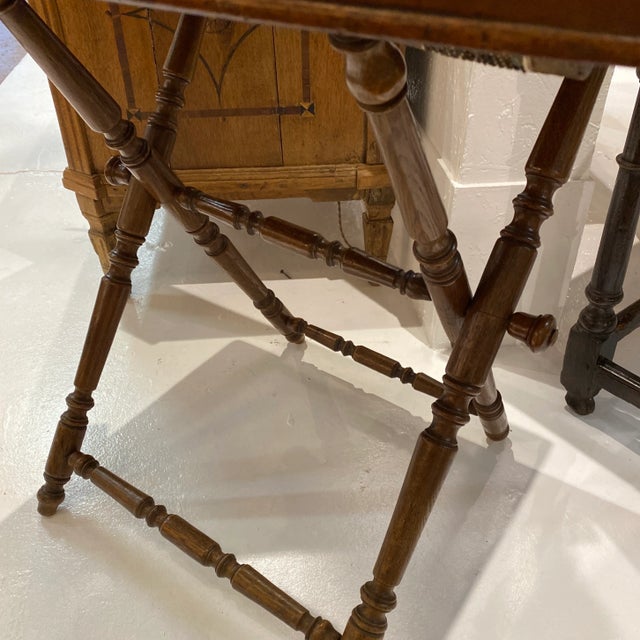 Late 19th Century English Georgian Tray Stand For Sale - Image 5 of 6