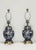 Speer Pair of 1980s Blue and White Ginger Jar Table Lamps With Bronze Mounts and Gilt by Speer For Sale - Image 4 of 12