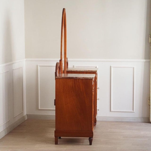 Dressing Table with Mirror, 1890s For Sale - Image 3 of 18