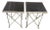 Pair Neoclassical Silvered Bronze & Black Marble Gueridons, Style of Jansen For Sale