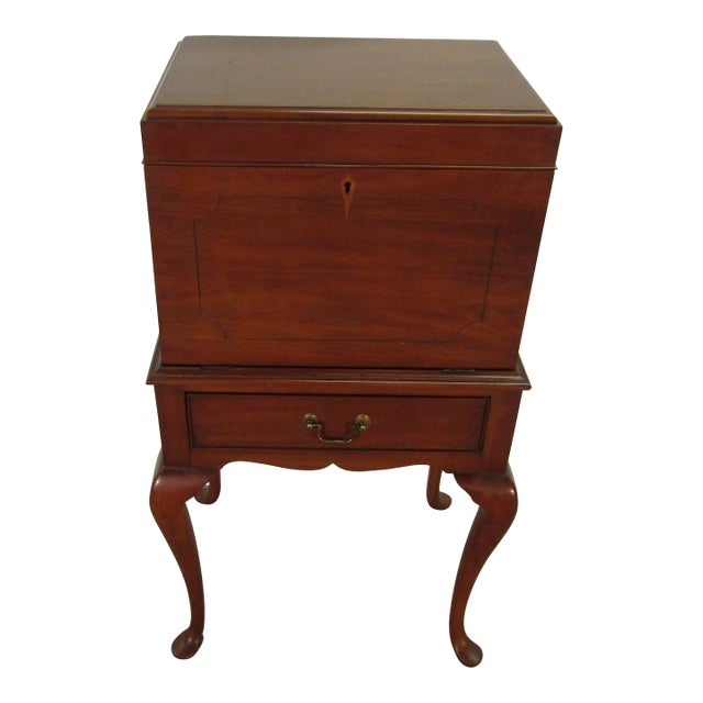 Henkel Harris Solid Cherry Wine Chest For Sale