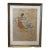 Vintage Mid-Century Chinese "Celestial Maiden" Silk Painting Signed Zheng Qing For Sale