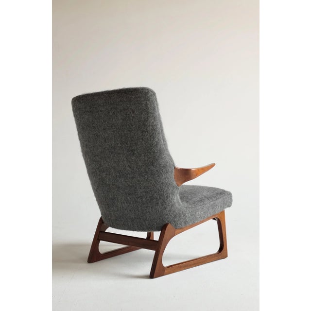Mid-Century Modern 1960s Mid-Century Easy Chair Attributed to Fredrik A. Kayser For Sale - Image 3 of 9