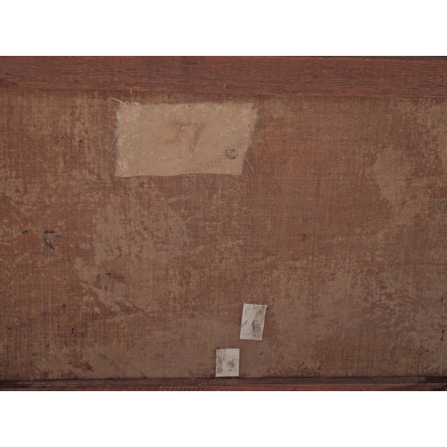 Unknown, Bavarian Couple, 1880, Oil on Canvas For Sale - Image 4 of 16