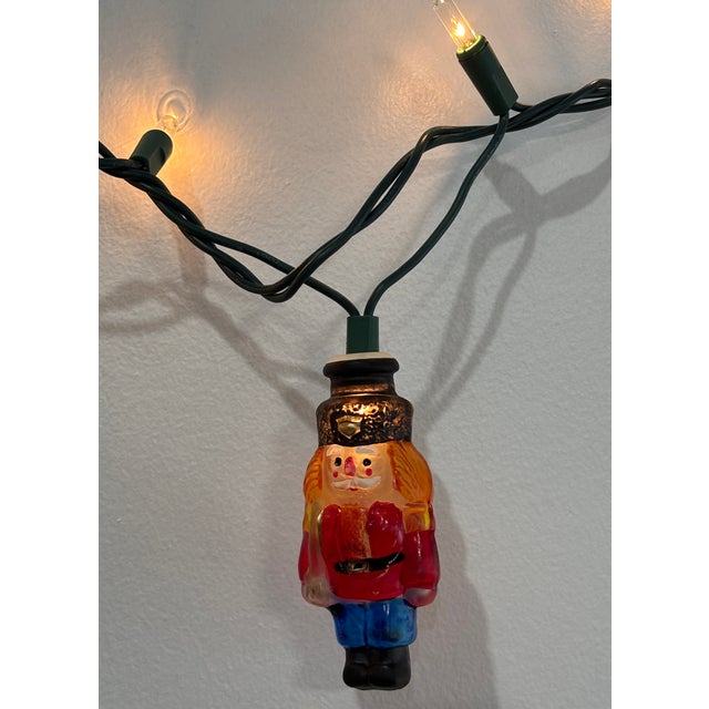 Christmas Is Coming! 16 Pieces- Heavy Glass Christmas Light Covers Ca 1980s For Sale - Image 4 of 18