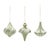Add timeless charm to your holiday décor with this set of 12 Glass Ornaments. Featuring two petite sizes, these ornaments...