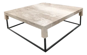 Tossa Coffee Table in Daino Marble by Joaquín Moll for Meddel