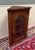 Antique English Corner Cabinet Carved Oak Hanging Wall Cabinet Storage c.1920s For Sale - Image 13 of 18