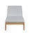 2020s Paradiso Outdoor Teak Chaise - Gray Fabric For Sale - Image 5 of 9